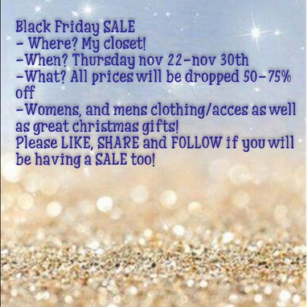 🌟BLACK FRIDAY SALE INFO!🌟